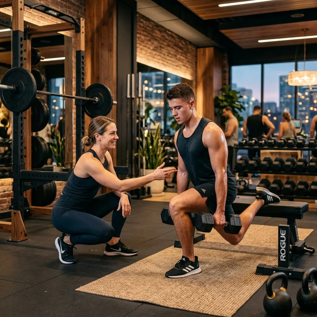 GYM-K Training'de eğitmen eşliğinde antrenman